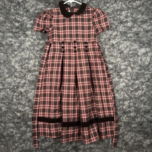 Vintage bonnie jean - red, plaid