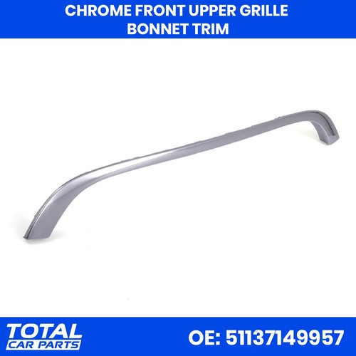 Chrome upper radiator grille - chrome,