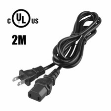 6ft UL AC Power Cord Cable For