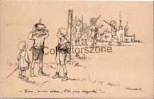 WW1 French Propaganda Cartoon