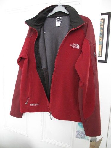North face windstopper - red, zip