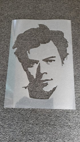 Harry styles stencil usable - stencil, re-usable