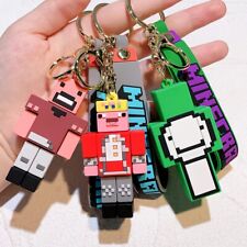 Minecraft Keychain Keyring Bag