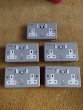 4x - Power Breaker - K22-MP 13A Passive 30ma - Type A RCD Double Socket