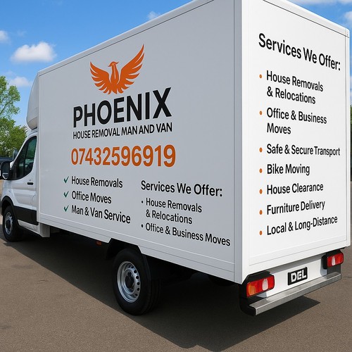 Man and van hire - and, removal