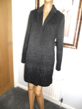 BETTY JACKSON BLACK COAT WOOL