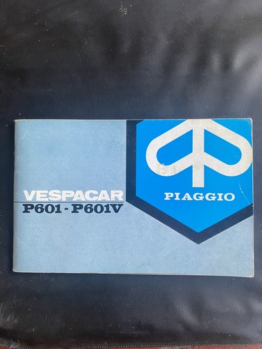Piaggio ape owners - manual,