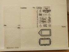 Mixed Embossing Folders x 8 - Sizzix, Cuttlebug, CraftsToo - Cupcake, Background