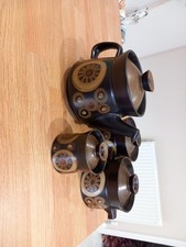 Denby Arabesque 2 Pint Teapot Excellent Condition Vintage Stoneware