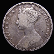 Florin 1849 'Godless'  WW
