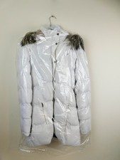 Denim Co White Puffer Coat