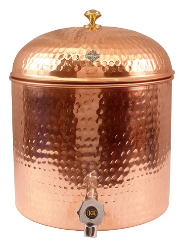 Hammered copper water - hammered,