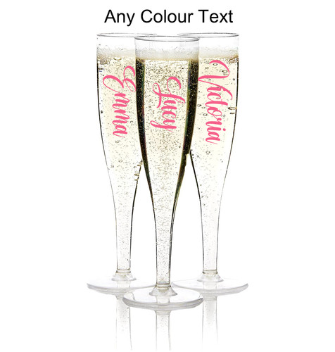 Personalised champagne flutes - personalised,