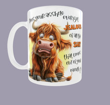 FUNNY HIGHLAND COW Gifts 11oz