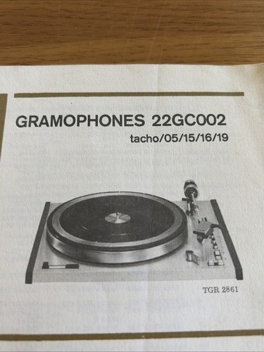 22gc002 philips record - philips,