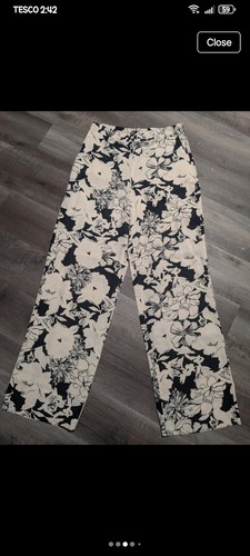 Zara monochrome floral