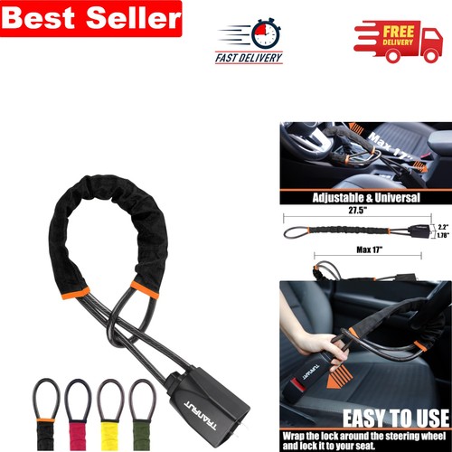 Sturdy black steering wheel - sturdy,