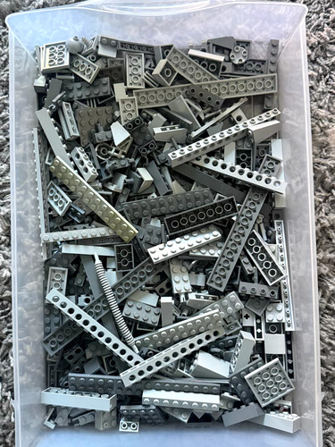 Lego 500g gray bricks - lego,