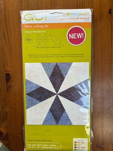 Accuquilt hattie s choice - accuquilt, hattie's