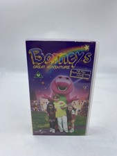 Barney’s Great Adventure The Full Feature Length Movie VHS Video Purple Shell