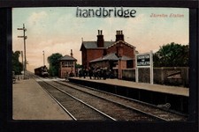 Thornton, Railway Station for Cleveleys - colour printed postcard