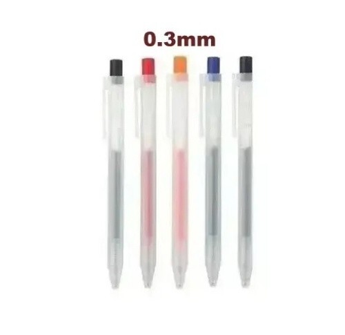 Muji smooth gel ink - smooth,