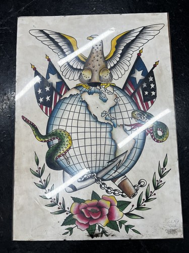 Large tattoo painting frame - tattoo, in