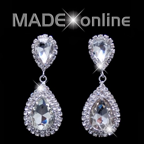 Sparkle dangle pear - drop,, tear