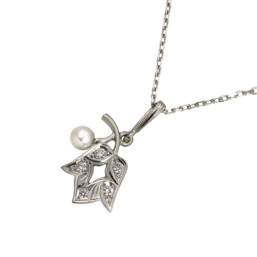 Mikimoto diamond baby pearl - diamond,