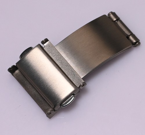 Titanium watch buckle clasp - titanium,