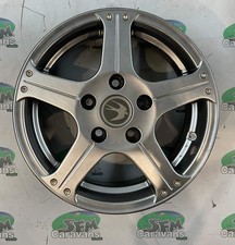 Swift / Abbey caravan alloy wheel; 14", 5 stud