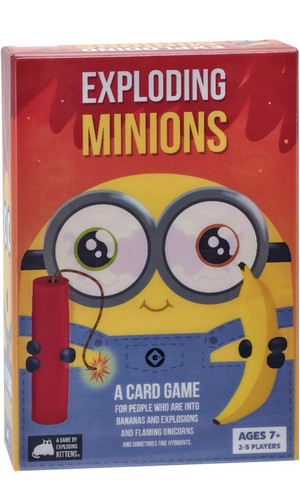 Exploding minions card - minions, game