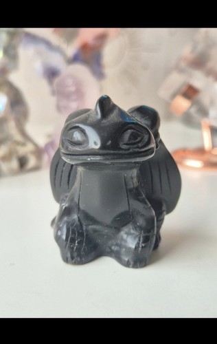 Black obsidian toothless - black,