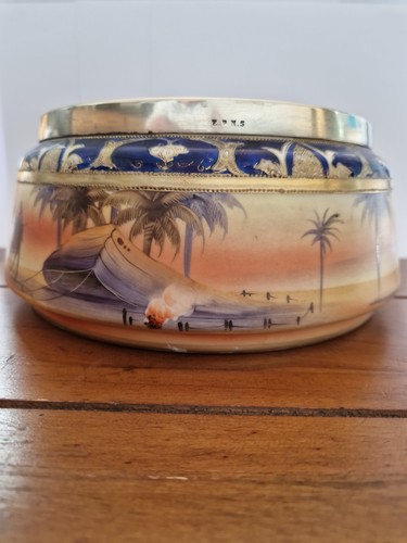 Noritake bowl with epns - noritake,