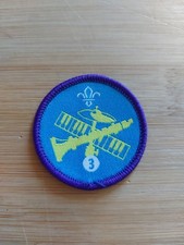 UK Scouting Scout Activity Badge Musician Stage 3 NEW LOGO