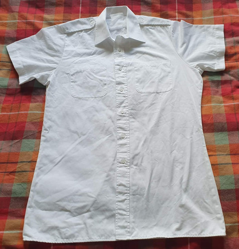Royal navy white short sleeved - short,