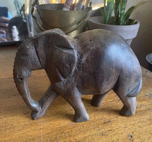Vintage hand carved - carved, wooden