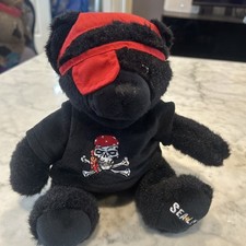Sealife Centre Pirate Black 8” Teddy Bear soft plush Keel toy