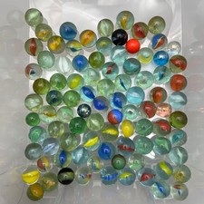 Vintage Assorted Glass Marbles