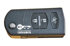 Mazda 2 3 5 6 RX8 MX5 3 button remote flip key Visteon 41522