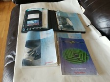 TOYOTA AVENSIS T25 OWNER MANUALS SERVICE BOOK WALLET SET  2003-2006.