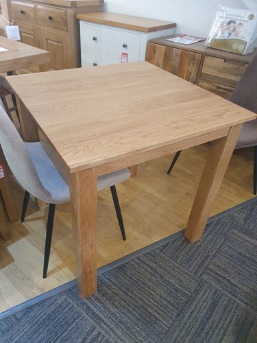Fresco solid oak dining table - solid,