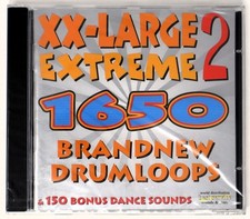 Best Service XX-Large Extreme 2 1650 Drum Loops Sample/Sound Library/Sampling CD