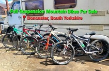 Full Suspension Mountain Bikes. Specialized. Kona. Giant. Mongoose. Shimano.