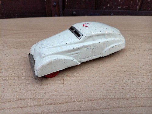 Vintage tin plate ambulance - tin,