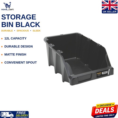Storage bin black - storage,