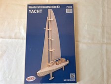 NEW Woodcraft Yacht Model Sailing Boat Construction Kit 3D Christmas/Birthday