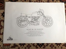 1939 KTT Mk VIII VELOCETTE vintage print