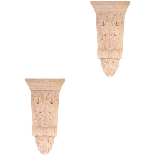 2pcs wooden corbels european - 2pcs,