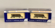 Dapol N Gauge NB-033G & NB-033K Dogfish Wagons Rusty Livery